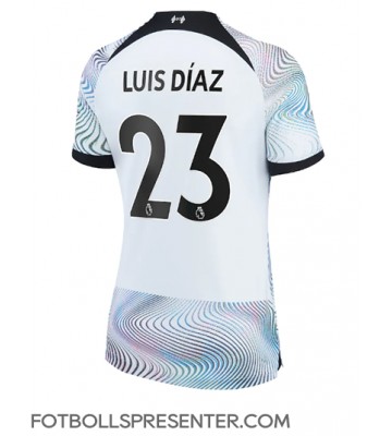 Liverpool Luis Diaz #23 Borta Matchtröja Dam 2022-23 Kortärmad